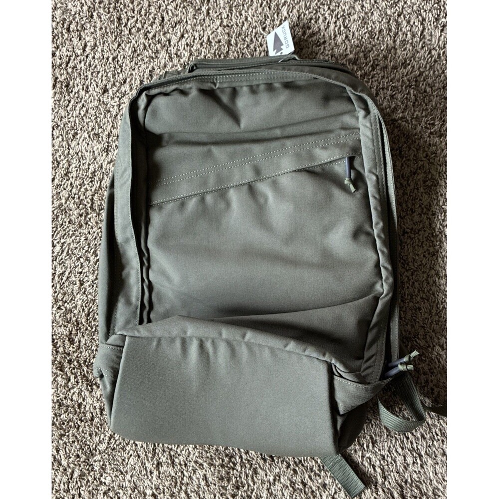 NWT GORUCK x Huckberry Gr1 Slick Backpack 26L, Ranger Green, Orange Stash Pocket